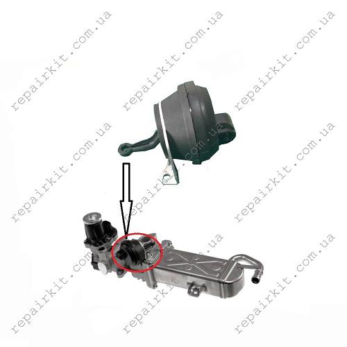 Вакуумный актуатор радиатора системы EGR VAG 1.6TDI, 2.0TDI 03L131512CF