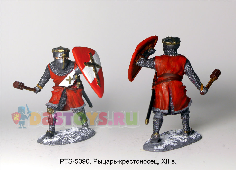 Оловянный солдатик Рыцарь-крестоносец, XII в.