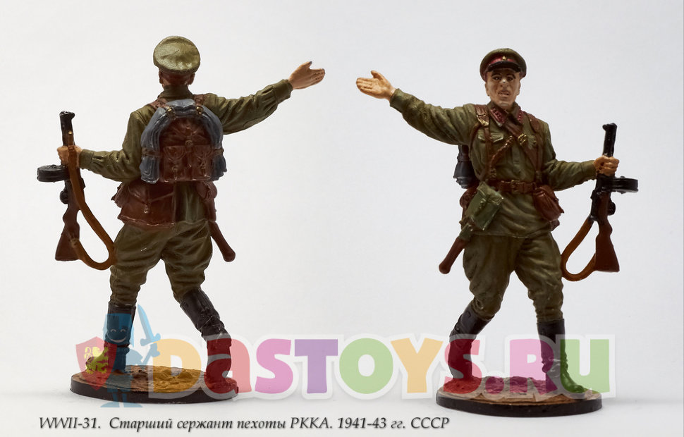 Старший сержант пехоты РККА, 1941-1943 год, СССР