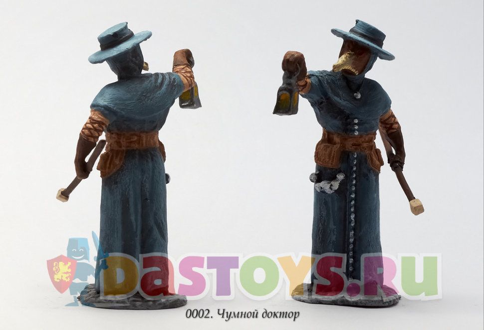 Чумной доктор, оловянная фигурка