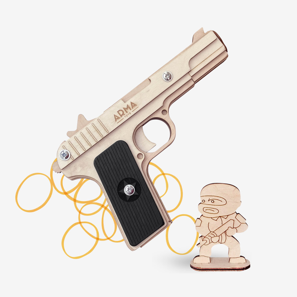 Резинкострел пистолет ТТ (тульский Токарева) Arma.toys