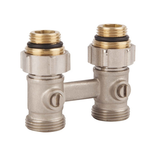 Кран шаровой радиаторный 3/4"х1/2", нижний прямой SF251W15, Sandi Forte