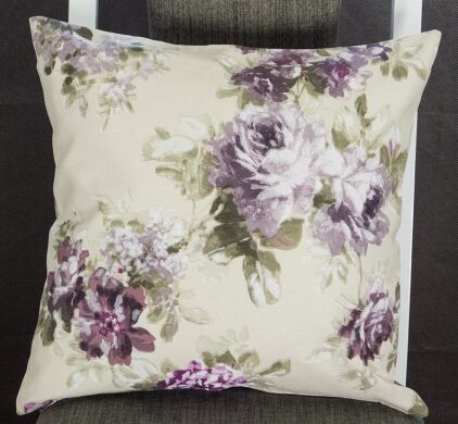 Наволочка декоративная в стиле Прованс 40х40 см Aquarel Lilac
