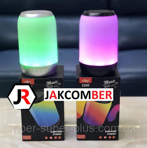 Портативная Блютуз колонка JAKCOMBER NBY-2260 FM Повер Банк micro USB SD AUХ беспроводная Bluetooth колонка