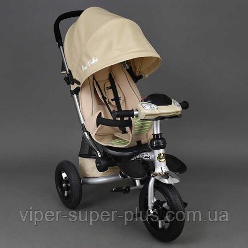.Велосипед Best Trike 3-х колёсный 698 БЕЖЕВЫЙ (1)