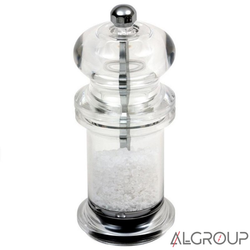 Мельница для соли и перца, 14 см, акрил, GenWare SPGR14