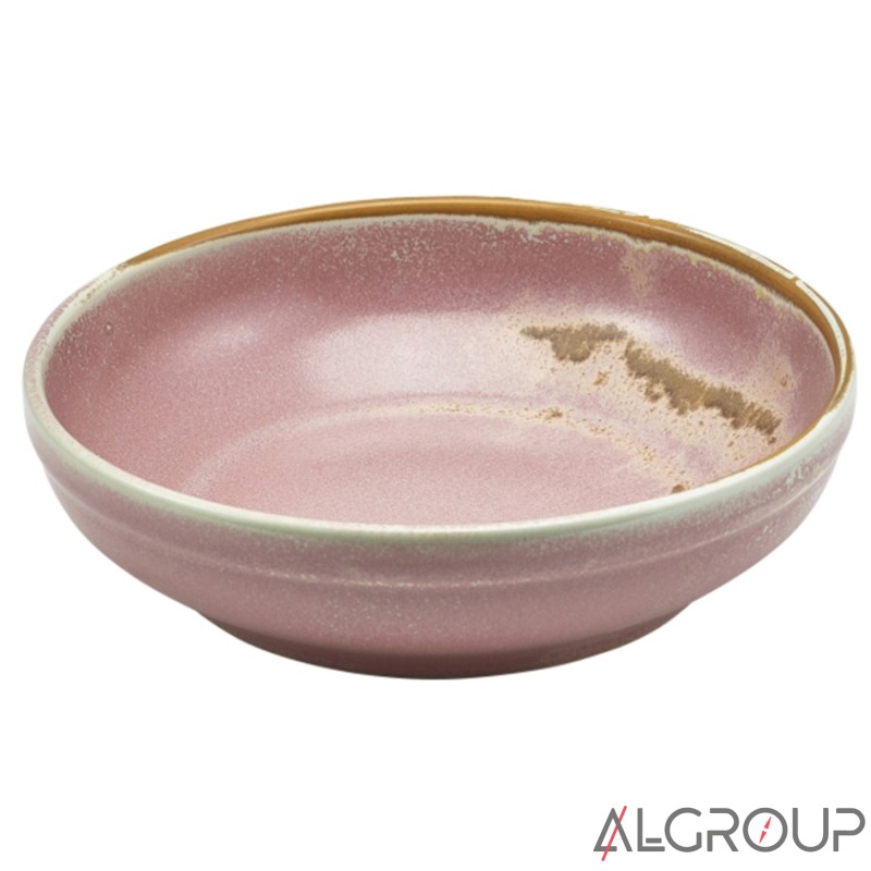 Миска круглая 1 л, 20 х 5,3 см, Terra Porcelain Rose Pink, GenWare CB-PRS20