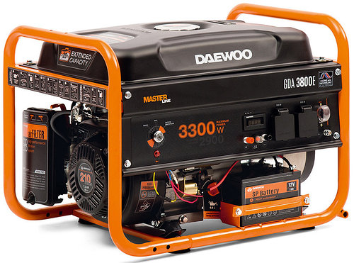 Бензиновый генератор Daewoo GDA 3800E (3,3 кВт., ел. стартер)