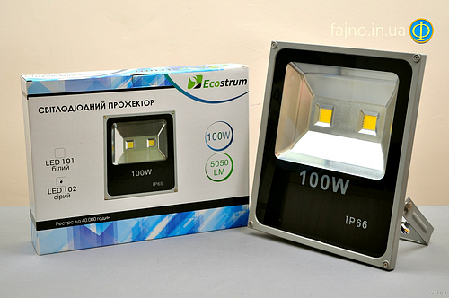 LED прожектор 100 Вт Ecostrum