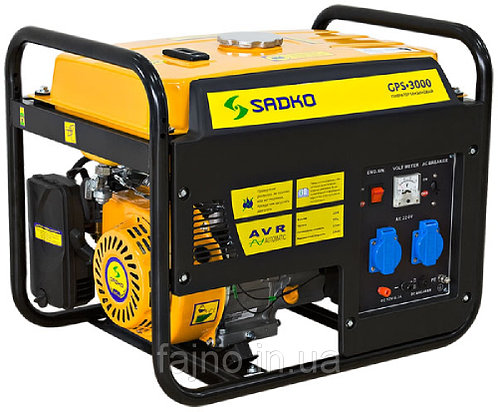 Бензиновый генератор SADKO GPS 3000 (2.5 кВт)