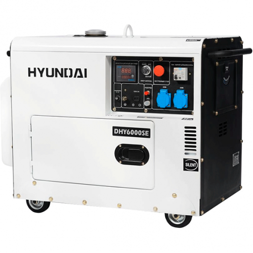 Генератор дизельный Hyundai DHY 6000SE (5,5 кВт)