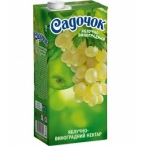 Нектар Садочок яблочно-виноградний 1.93л