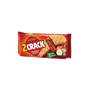 Крекер 2 CRACK с начинкой какао-орех, Roshen, 235г