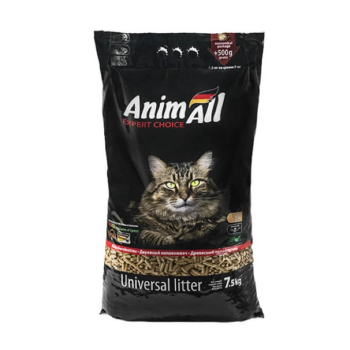 Наполнитель древесный, AnimAll, 7,5 кг