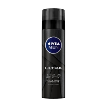 Гель для бритья Ultra черный, NIVEA, 200 мл