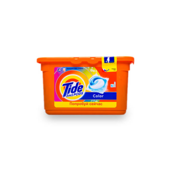 Гель для стирки в растворимых капсулах Колор, TIDE, 12х24,8 г