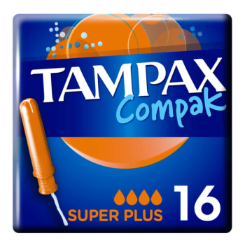 Тампоны TAMPAX Compak с апл. Super Plus Duo 16шт