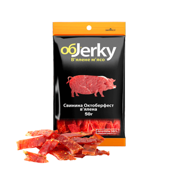 Мясо вяленое Октоберфест свинина, ОбJerky, 50 г