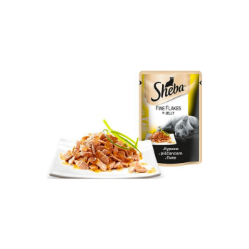 Корм пауч для котов с курицей в желе, SHEBA, 85 г