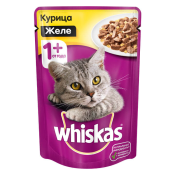 Кормпауч для котов курица желе, Вискас , 100 г