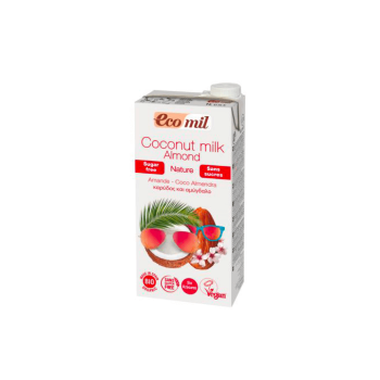 Растительное молоко из кокоса и миндаля классическое органическое, Ecomil, 1 л
