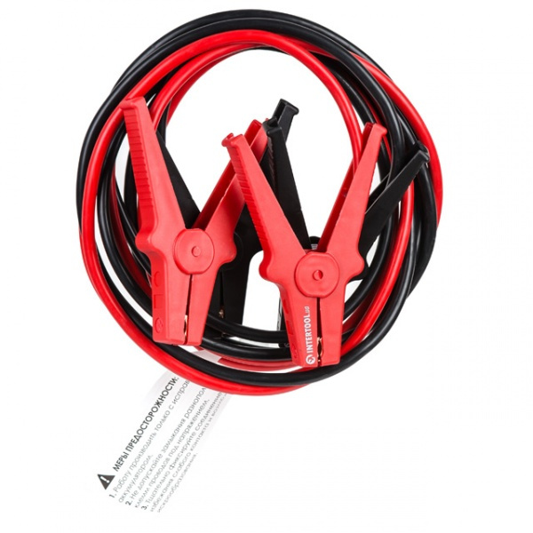 Пусковые провода 600А, 4м, до -40 C, чехол INTERTOOL AT-3048