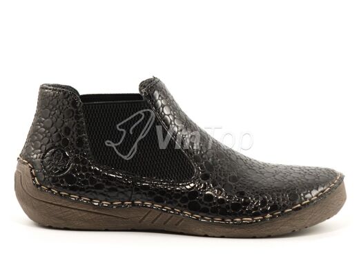 ботинки RIEKER 52584-45 grey, цвет чёрный