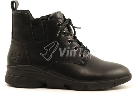 ботинки RIEKER 90314-00 black, цвет чёрный