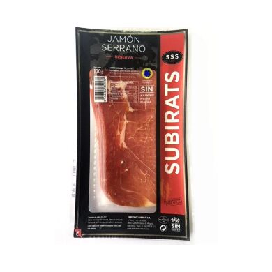 Хамон Subirats "JAMON SERRANO", 100 гр
