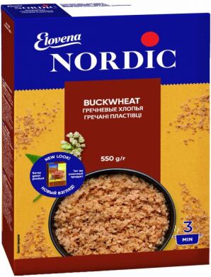 Хлопья Nordic гречневые 550г