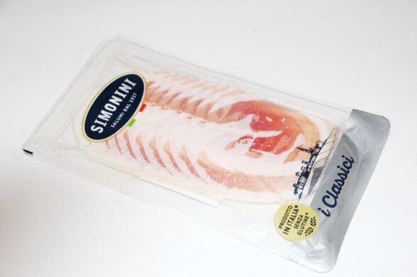 Ветчина Панчетта "Simonini", 80 гр