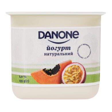 Йогурт Danone Папайя-маракуйя 2% 135г