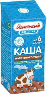 Каша Яготинське молочно-гречневая 200г