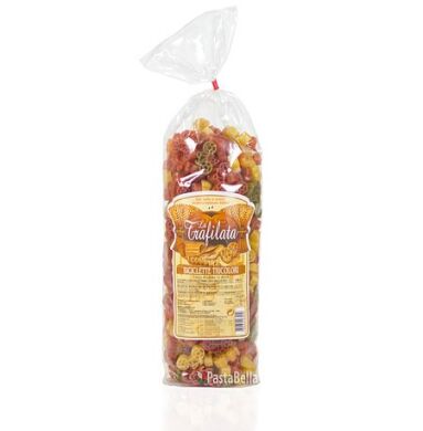 Макароны велосипеды триколор "Pastello", 500 гр