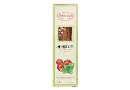 Макароны Spaghetti три цвета, томат, шпинат, "DALLA COSTA", 500 гр