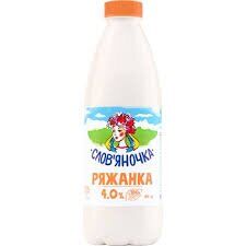 Ряженка Слов'яночка 4% 870г