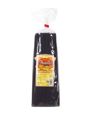 Макароны al Nero di seppia, с чернилами каракатицы, "Pastello", 500 гр