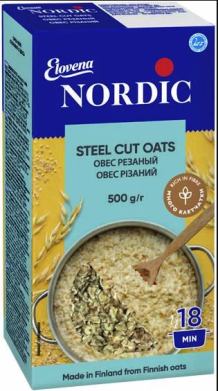 Овес резаный Nordic 500г