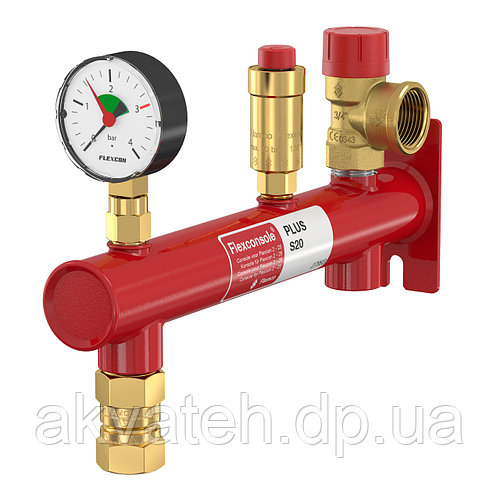 Группа безопасности Flexconsole plus S 20 для монтажа на стену баков Flexcon 2-25 л Flamco (Нидерланды)