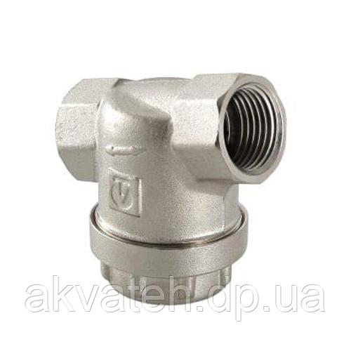 Фильтр 1/2" valtec верт. монтажа грубой очистки никелированный