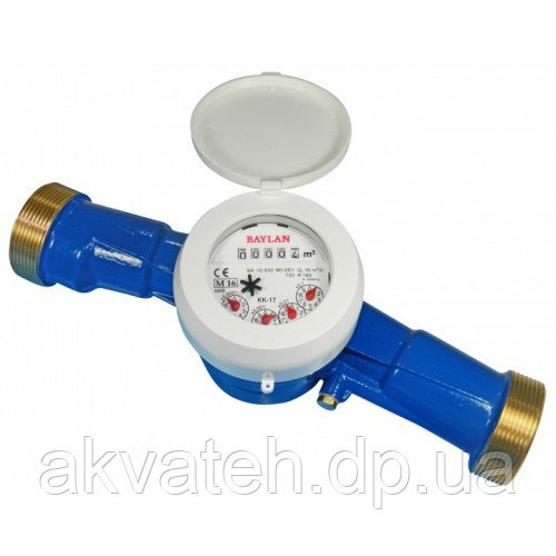 Счетчик холодной воды Байлан 1 1/2" (Ду 40) КК-17 R160 высокоточный Baylan (Турция)