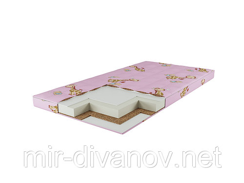 Детский матрас Кокос+Поролон+Гречка (120x60x7см)