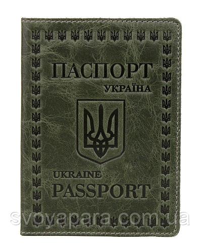 Стильная обложка на паспорт из натуральной кожи SHVIGEL 16131
