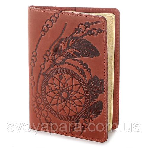 Эксклюзивная обложка для паспорта из винтажной кожи SHVIGEL 13792 Красная