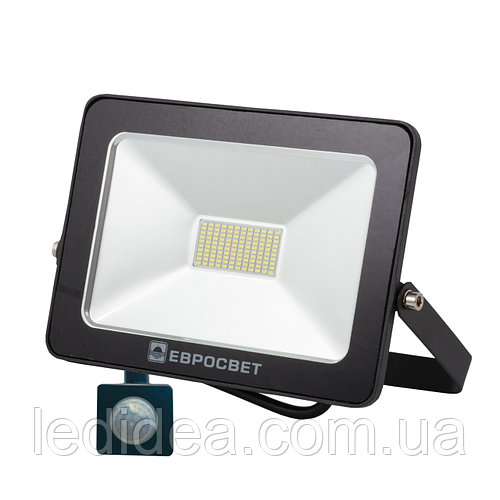 Прожектор светодиодный 30W ЛЕД SMD 6400К 2400Lm с датчиком движения