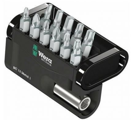 Набор бит PH,PZ,Torx,шестигранный с держателем 1/4-50 05057424001 Wera