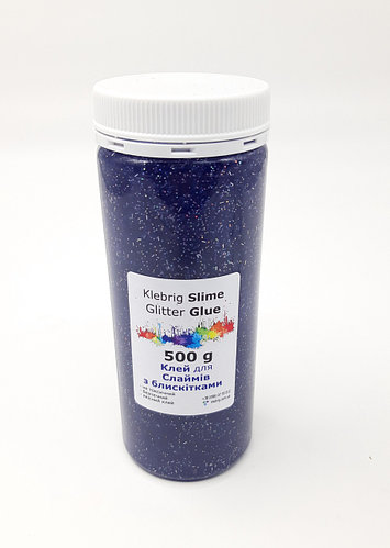 Клей для Слайма "Фиолетовый" 500г Klebrig Slime Glitter Glue