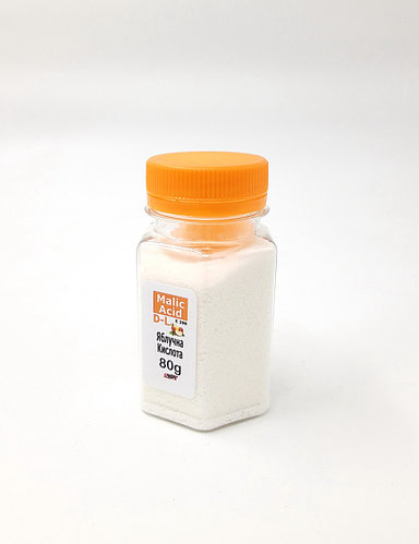Яблочная кислота 80г E 296 Пищевая в/с Kosher