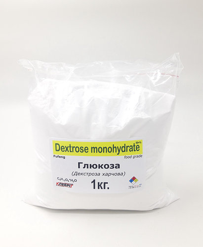 Глюкоза (Декстроза) 1кг пищевая добавка Dextrose Monohydrate