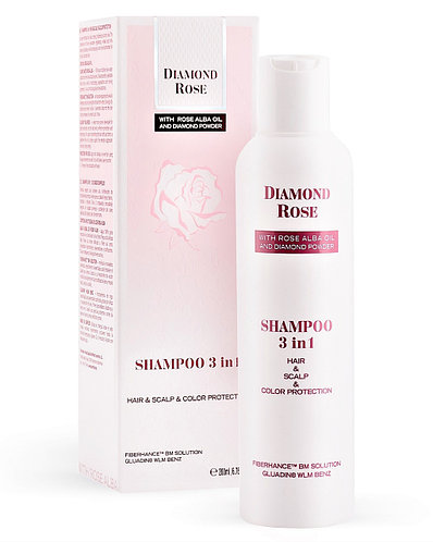 Шампунь 3 в 1 комплексный уход DIAMOND ROSE